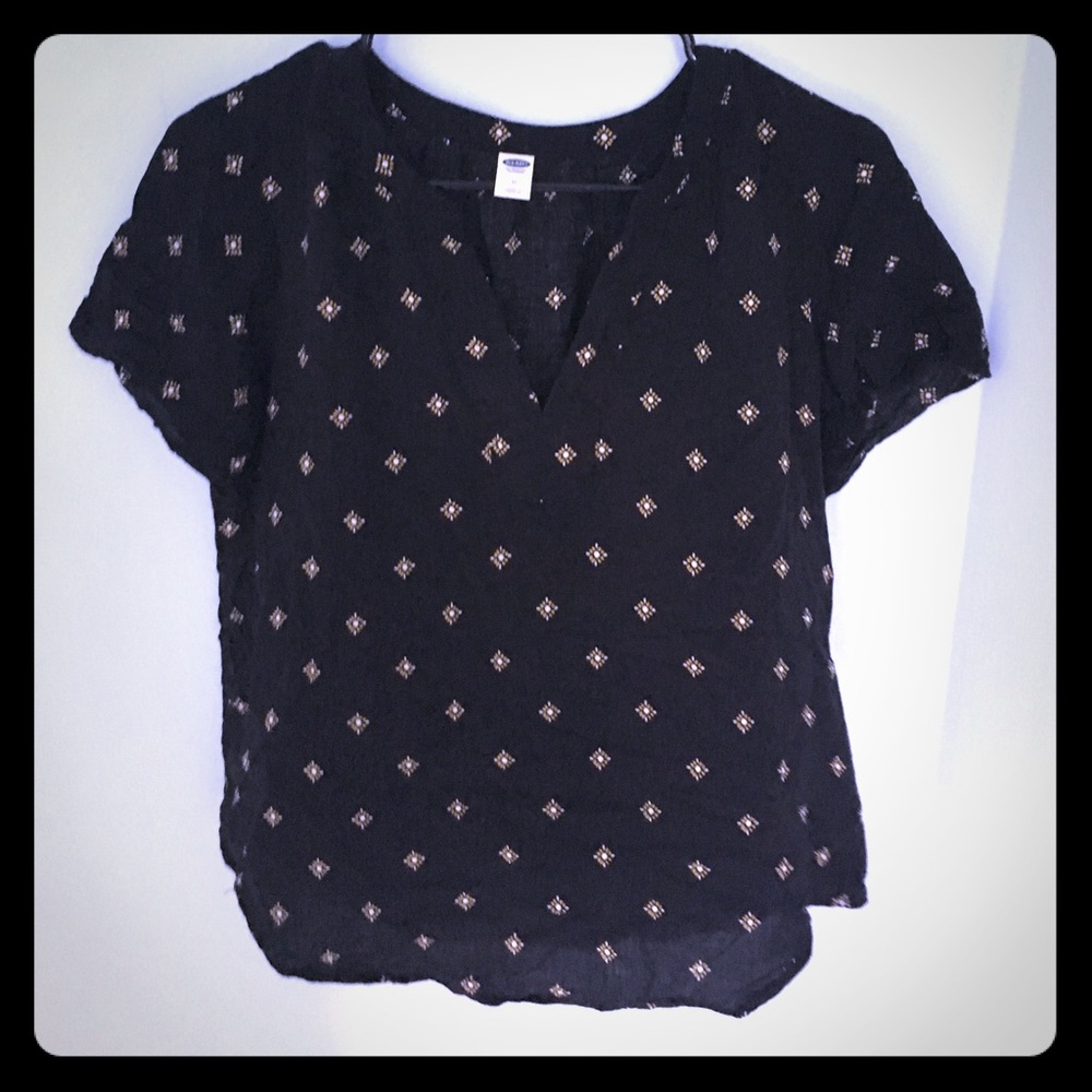 🌻Black diamond peasant top🌻